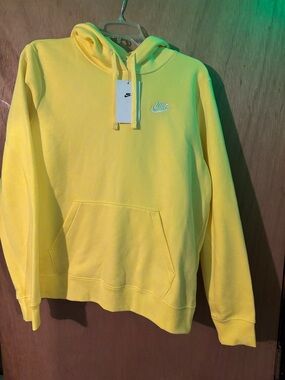 Nike Men’s Bright Yellow Pullover Hoodie